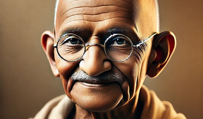 Porträt von Mahatma Gandhi – Der Friedensstifter