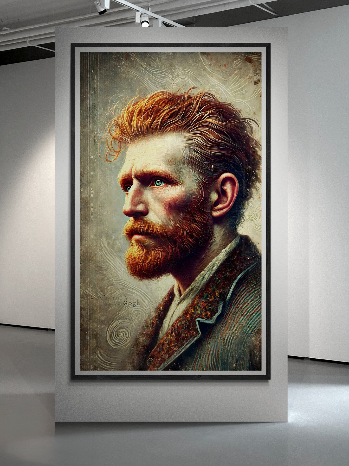 Vincent-van-Gogh-Porträt-Realistisch